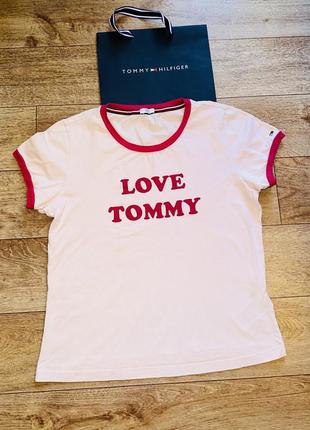 Tommy hilfiger женская футболка !оригинал