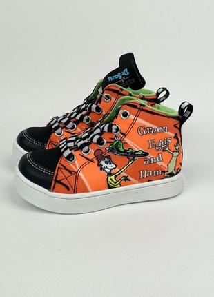 Детские кроссовки skechers x dr. seuss оригинал новые яркие размер 23 - 24