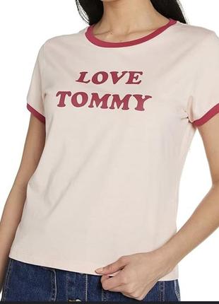 Tommy hilfiger женская футболка !оригинал