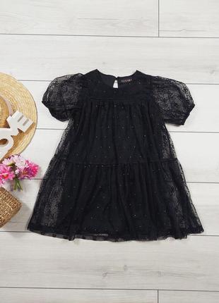 Маленькое черное платье sugasfree праздничное платье для девочки
