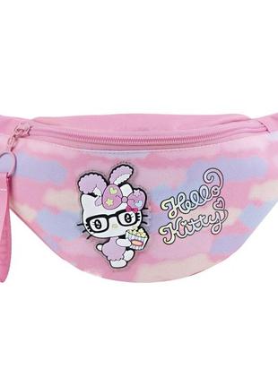 Kite сумка бананка детская поясная сумка hk24-2577 hello kitty