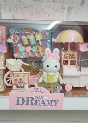 Игровой набор мебели " магазин " флоксовых зайцев, (флоксовые зайцы)  by dreamy 6693