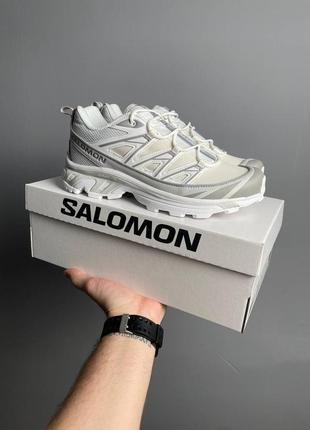 Кроссовки salomon xt-6 expanse white grey