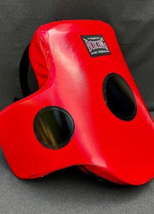 Защитный жилет для тренера, защита корпуса размер универсальный красный цвет tra