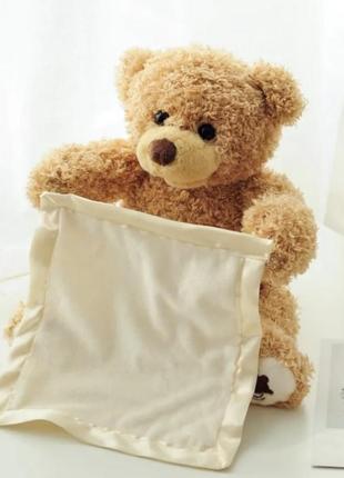 Інтерактивна іграшка / ведмедик ку-ку / плюшевий ведмедик peekaboo 25 см
