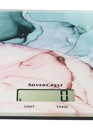 Весы кухонные silvercrest skw 5 b1 до 5 кг цифровые электронные - разноцветные принт