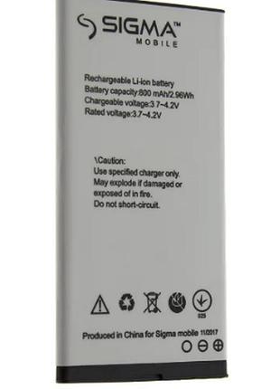 Аккумулятор sigma comfort 50 slim (sigma comfort 50 slim 2)  aaaa   original prc