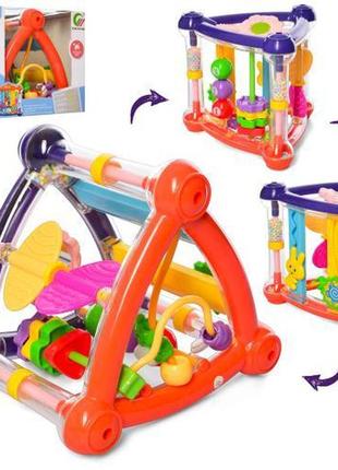 Іграшка ігровий пальчиковий центр — лабіринт "мультибокс" canhui toys з брязкальцями с-ba8725