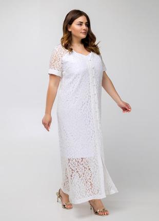 Платье "эмбер" (белый)1 фото
