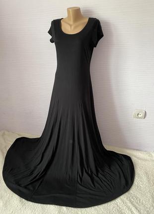 Lauren ralph lauren черное платье в пол р м оригинал