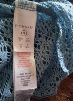 Ажурная брендовая накидка туника сарафан сизого цвета