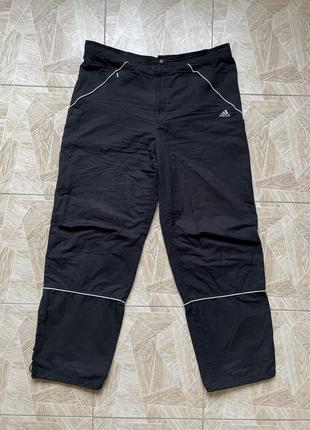 Спортивные штаны japanese y2k vintage 2002 adidas baggy sweat pants black