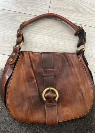 Francesco blasia шкіряна сумка в стилі вінтаж