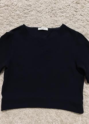 Кофточка, футболка sandro paris оригинал бренд французская блузка с открытой спиной размер s,m
