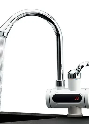Кран водонагреватель с lcd экраном instant electric heating water (нижнее подключение) ft-003