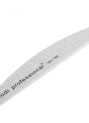 Пилка для нігтів kodi professional half grey 100/180