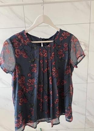 Блуза цветочная vero moda