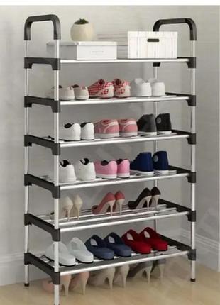 Полка для обуви (6 секций) new shoe rack тк-10