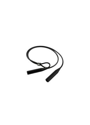 Силиконовый шнурок для очков с фиксатором ( черный )