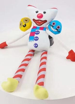 М'яка іграшка монстр сніговик, poppy playtime, поппі плейтайм, сім'я хагі вагі, huggy wuggy 65 см