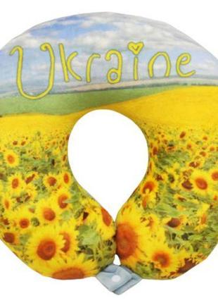 Дорожня подушка-підголовник "україна"