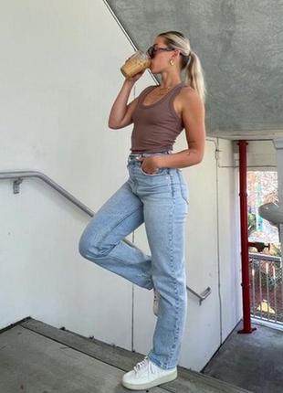 Коричневий боді, майка