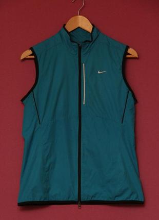 Nike running рр м-l жилет біговий подвійний бігунок