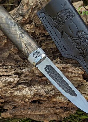 Нож ручной работы якут №344 (сталь х12ф1)