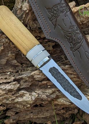 Нож ручной работы якут №345 (сталь х12ф1)