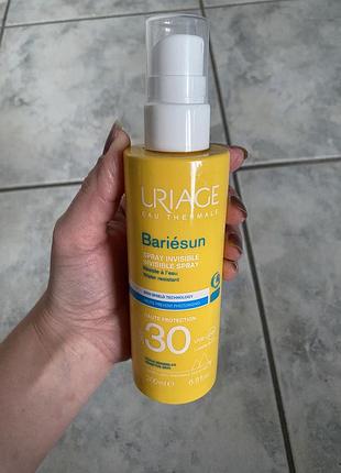 Барьєсан сонцезахисний спрей spf30 uriage bariesun spray high protection spf 30