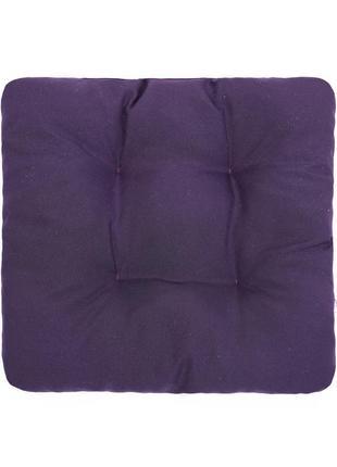 Подушки для сидения фиолетовые на стулья и кресла 45х45х8