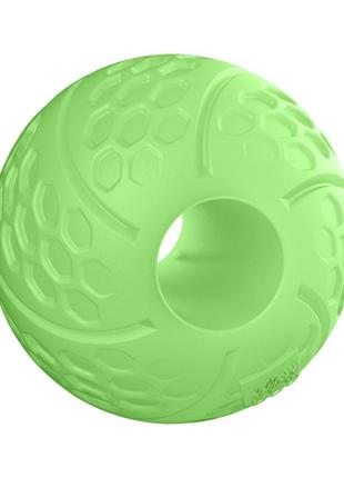 М'ячик світлонакопичувальний waudog fun з отвором для смаколиків, 7 см