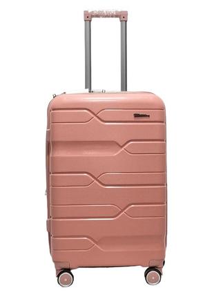 Чемодан milano bag 0306 средний m розовый