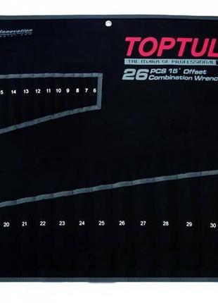 Чохол для гайкових ключів на 26ед. (від набору gpaa2602, gpax2601) toptul pa26063201