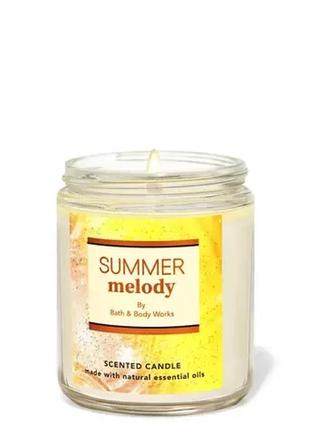 Ароматизированная свеча summer melody bath and body works