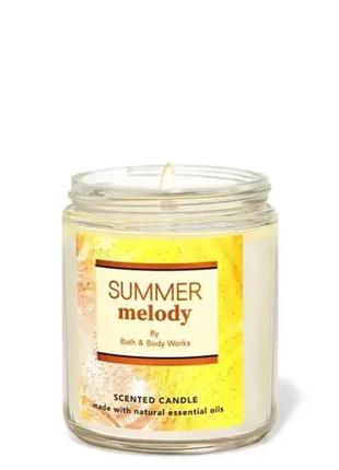 Ароматизована свічка summer melody vanilla bean noel bath and body works