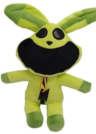 Плюшева іграшка усміхнені звірята з poppy playtime smiling critters "хопі хопскоч" bambi poppy (green) 20