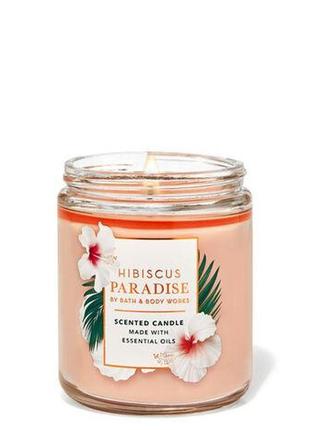 Ароматизированная свеча hibiscus paradise bath & body works