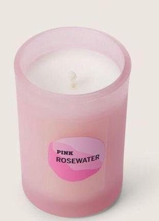 Ароматизированная свеча rosewater pink