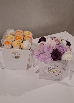 Подарунок для вчителя букет з мильних квітів