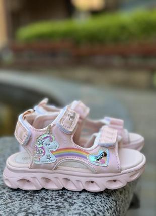 Босоножки светодиодные jong golf р.22-32, кб-740, кб-741