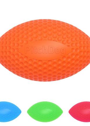 Ігровий м'яч для апортировки pitchdog, дiаметр 9cм помаранчевий