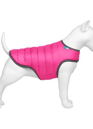 Куртка-накидка для собак airyvest, l, b 58-70 см, с 42-52 см рожевий