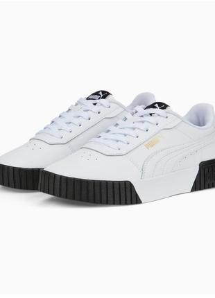 Женские белые кроссовки puma кожа размер 40-41