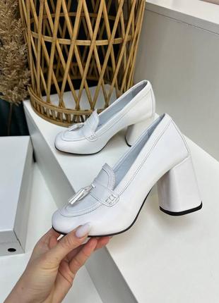 Базові дизайнерські туфлі із натуральної шкіри lopes нова колекція 2024