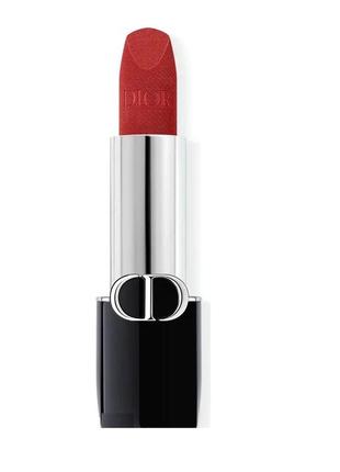 Помада для губ dior rouge refillable lipstick 755 — rouge saga