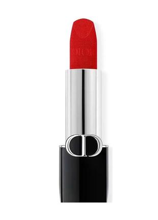 Помада для губ dior rouge refillable lipstick 999