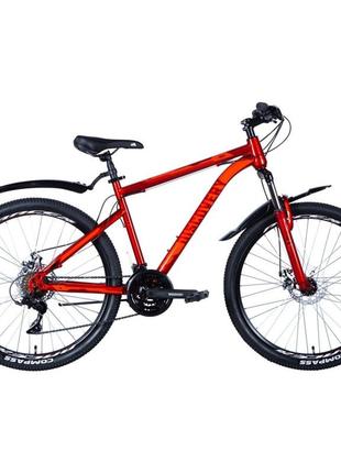Велосипед st 26" discovery trek am dd рама- з крилом pl 2024 (червоний) (15)