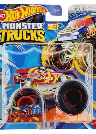 Hot wheels monster truck машина позашляховик монстр трак demo ace