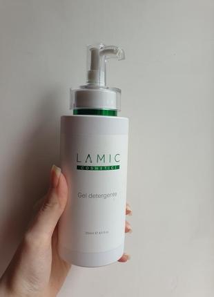 Очищающий гель для умывания lamic cosmetici gel detergente